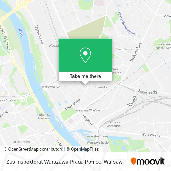 Zus Inspektorat Warszawa-Praga Północ map
