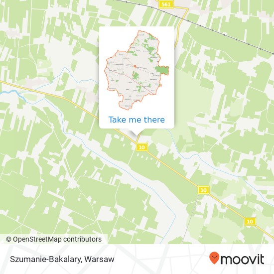 Szumanie-Bakalary map