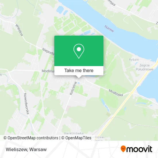 Wieliszew map