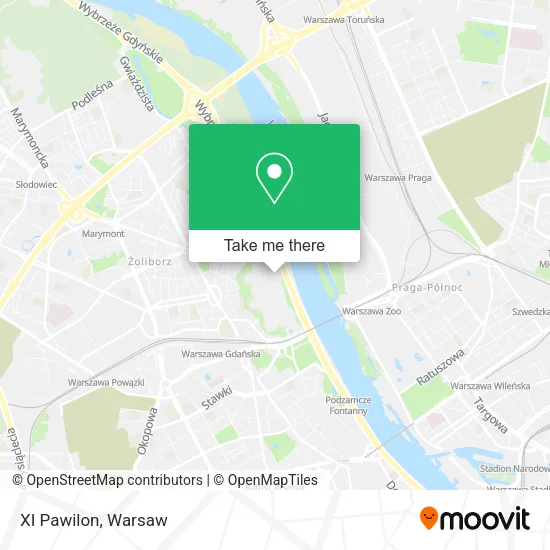 XI Pawilon map