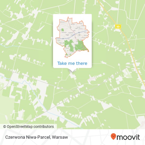 Czerwona Niwa-Parcel map