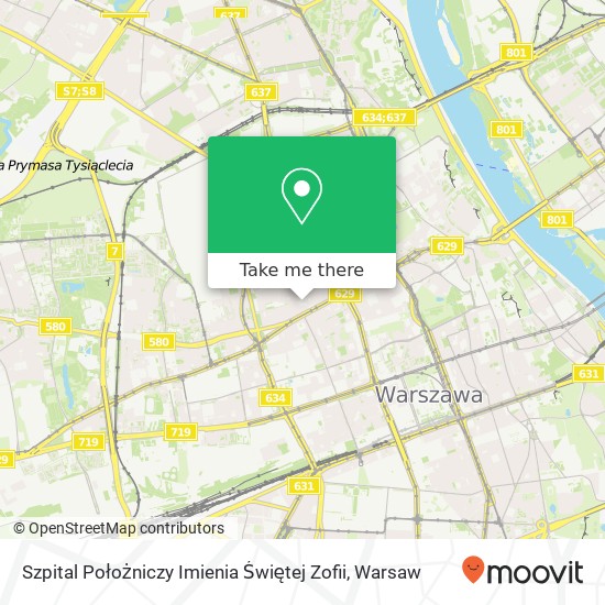 Szpital Położniczy Imienia Świętej Zofii map