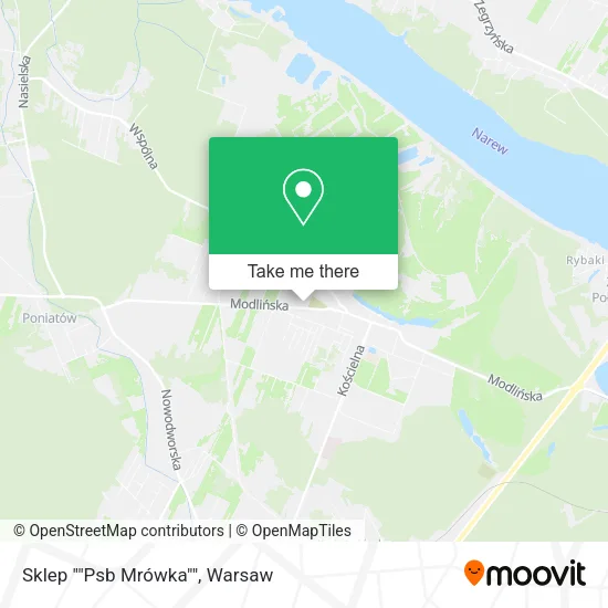 Sklep ""Psb Mrówka"" map