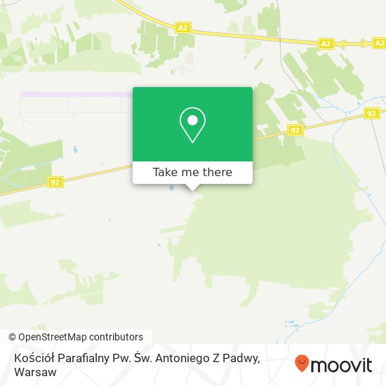 Kościół Parafialny Pw. Św. Antoniego Z Padwy map