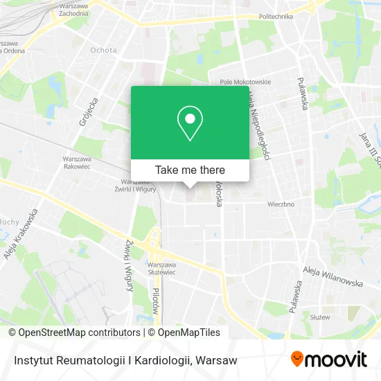 Instytut Reumatologii I Kardiologii map