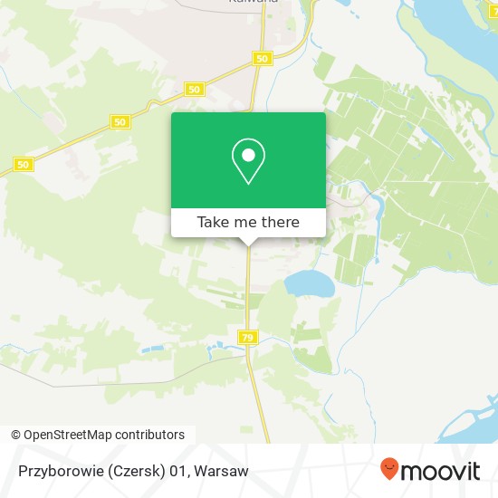 Przyborowie (Czersk) 01 map