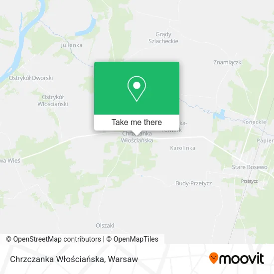 Карта Chrzczanka Włościańska