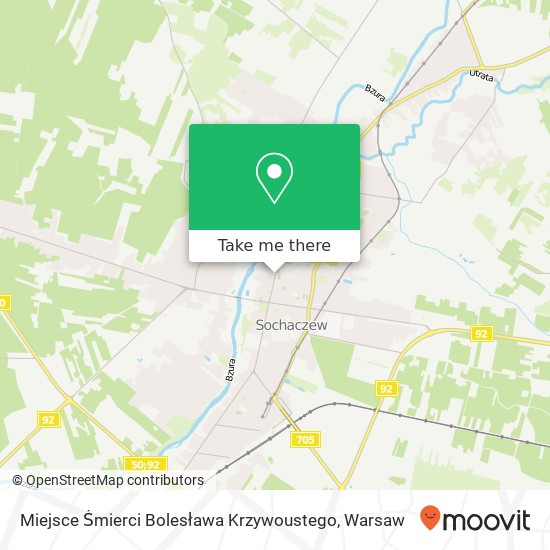 Miejsce Śmierci Bolesława Krzywoustego map