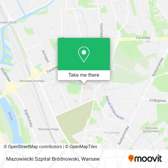 Mazowiecki Szpital Bródnowski map