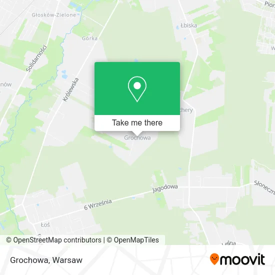 Grochowa map