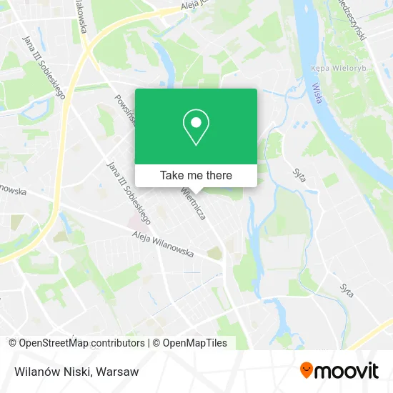Wilanów Niski map