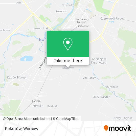 Rokotów map
