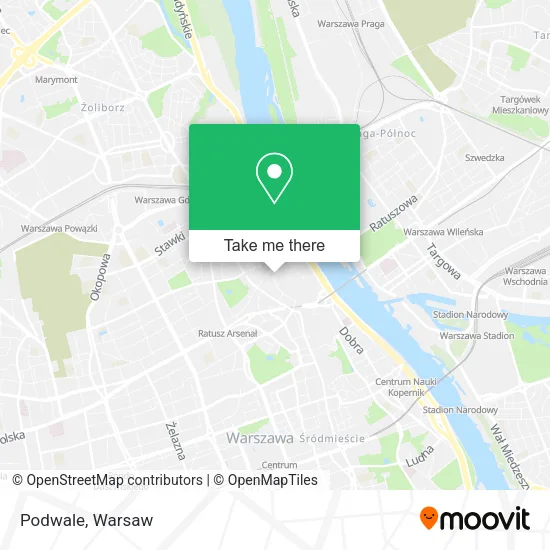 Podwale map