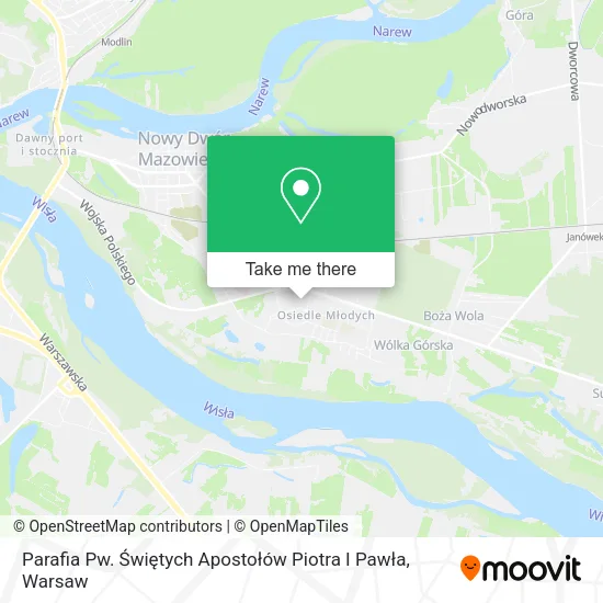 Карта Parafia Pw. Świętych Apostołów Piotra I Pawła