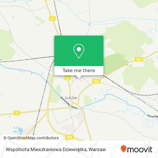 Карта Wspólnota Mieszkaniowa Dziewiątka