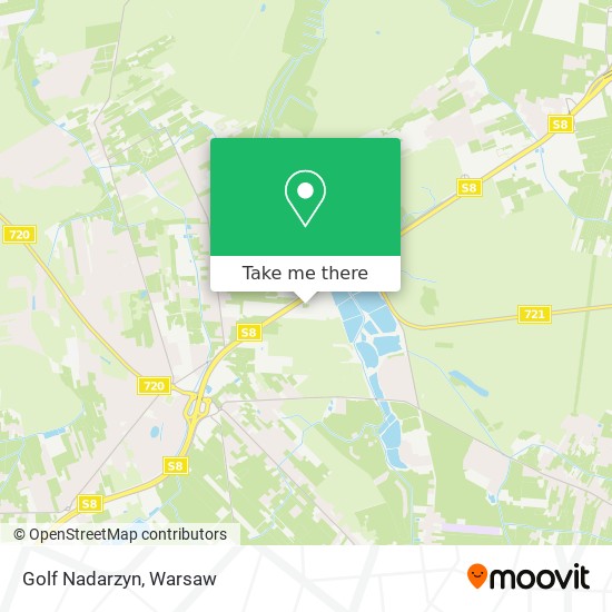 Golf Nadarzyn map