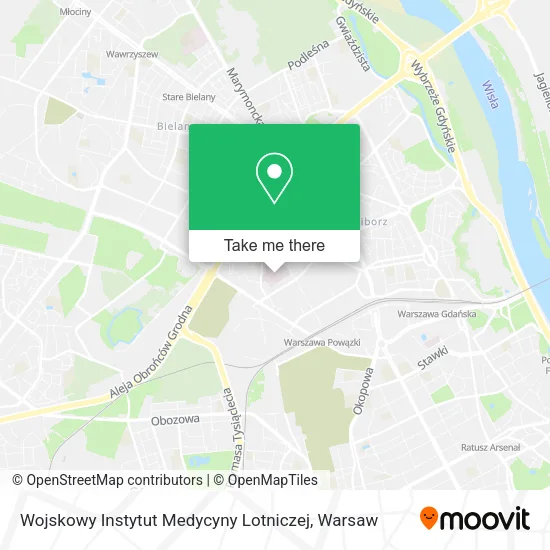 Wojskowy Instytut Medycyny Lotniczej map