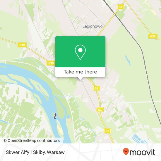 Skwer Alfy I Skiby map