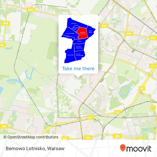 Bemowo Lotnisko map