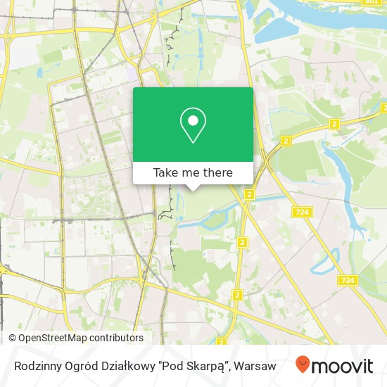 Rodzinny Ogród Działkowy "Pod Skarpą” map