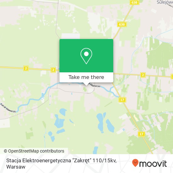 Stacja Elektroenergetyczna "Zakręt" 110 / 15kv map