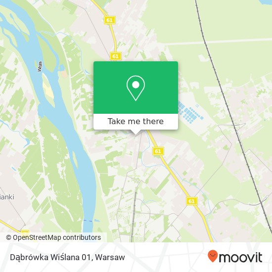 Dąbrówka Wiślana 01 map