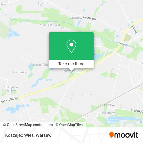 Карта Koszajec Wieś