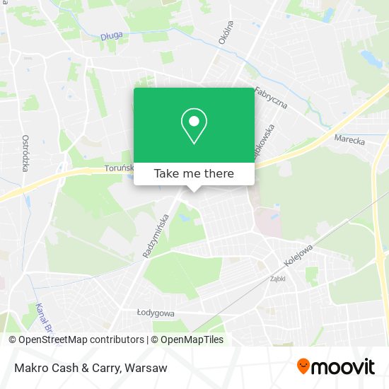 Makro Cash & Carry map