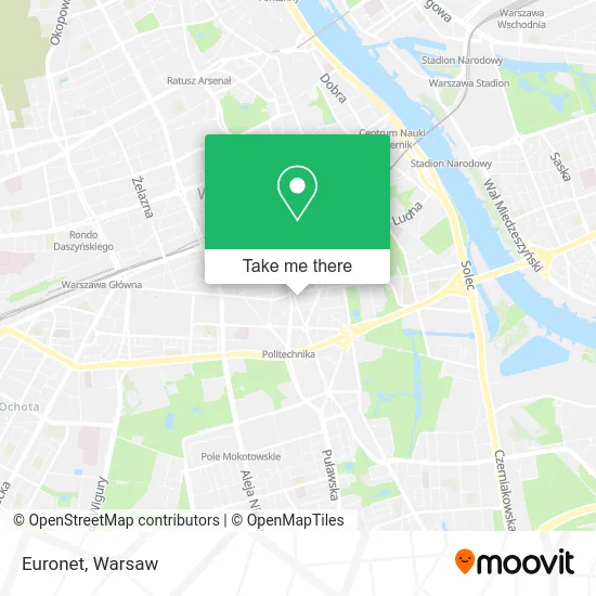Euronet map