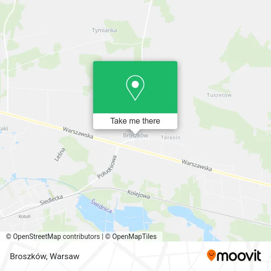 Broszków map