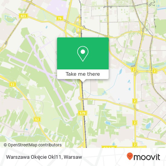 Warszawa Okęcie Okl11 map