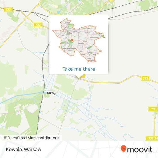 Kowala map