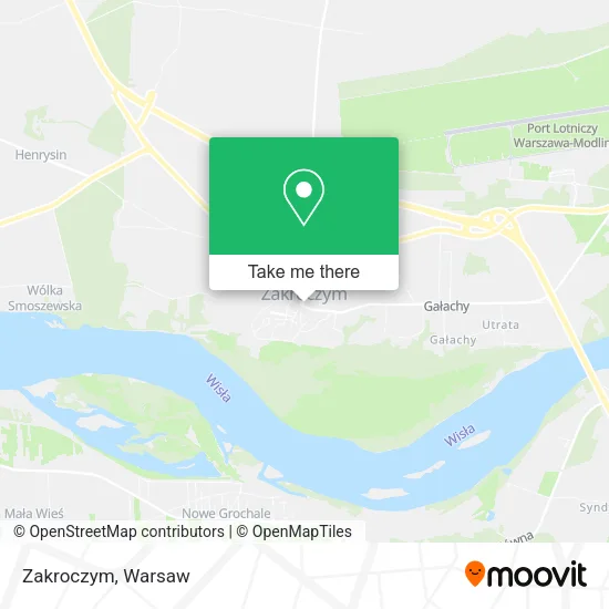 Карта Zakroczym