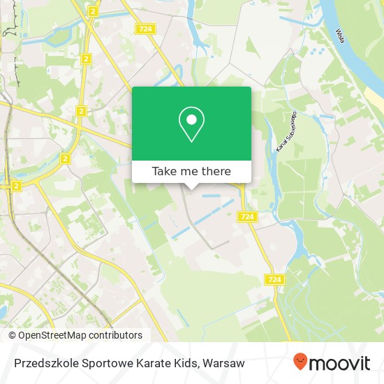 Przedszkole Sportowe Karate Kids map