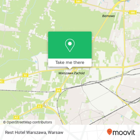 Rest Hotel Warszawa map