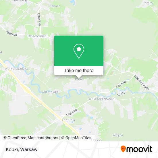 Kopki map