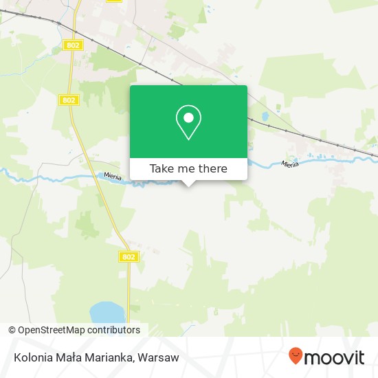 Kolonia Mała Marianka map