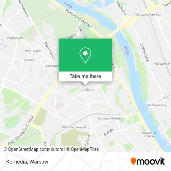 Komedia map
