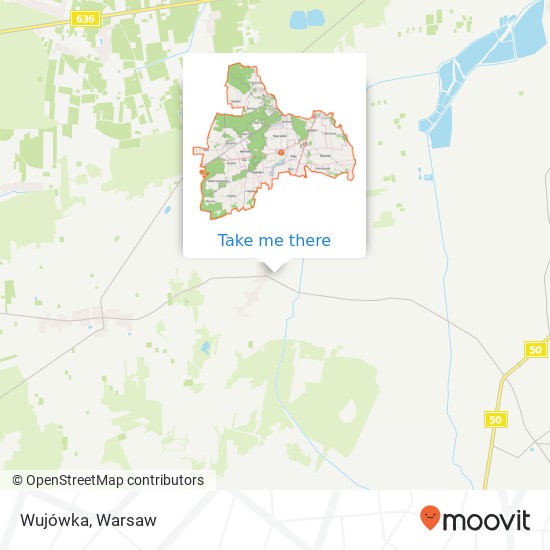 Wujówka map