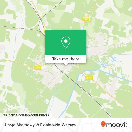 Urząd Skarbowy W Działdowie map