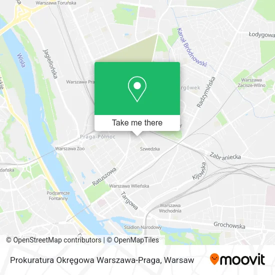 Prokuratura Okręgowa Warszawa-Praga map
