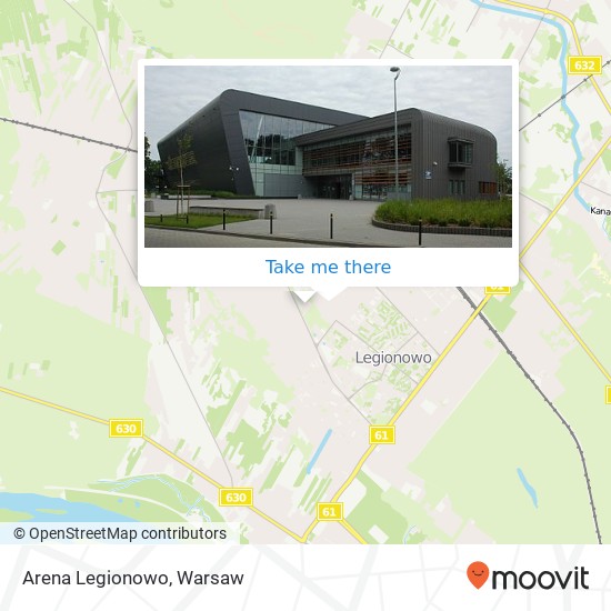 Arena Legionowo map