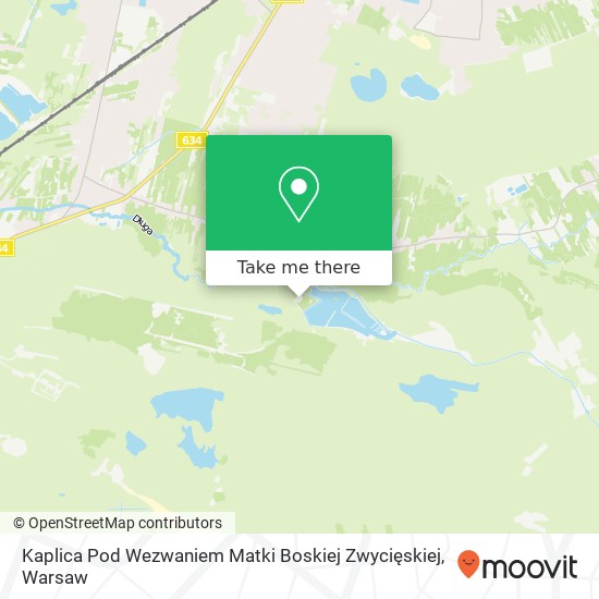 Kaplica Pod Wezwaniem Matki Boskiej Zwycięskiej map