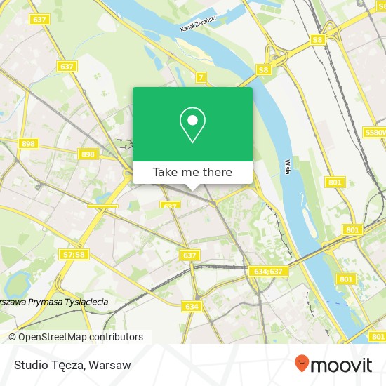 Studio Tęcza map