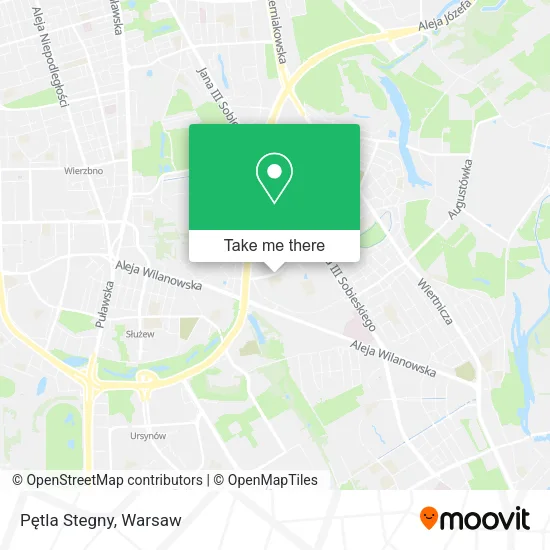 Pętla Stegny map
