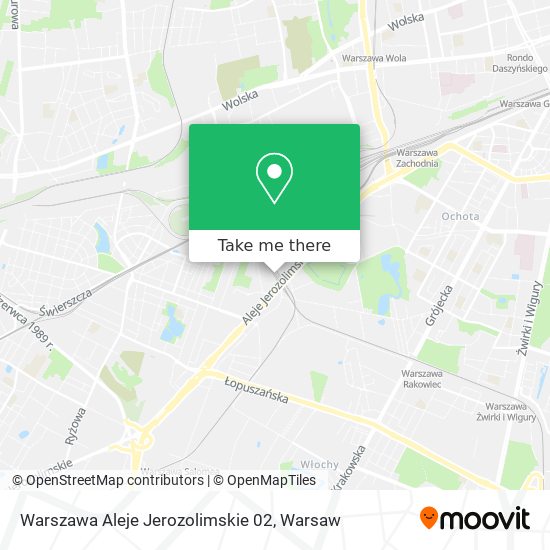 Warszawa Aleje Jerozolimskie 02 map