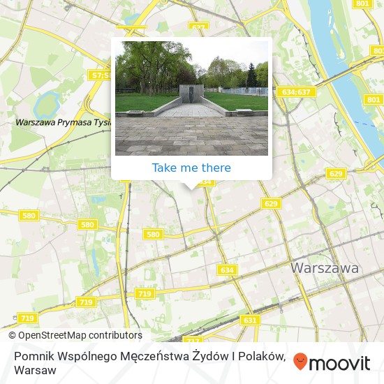 Pomnik Wspólnego Męczeństwa Żydów I Polaków map