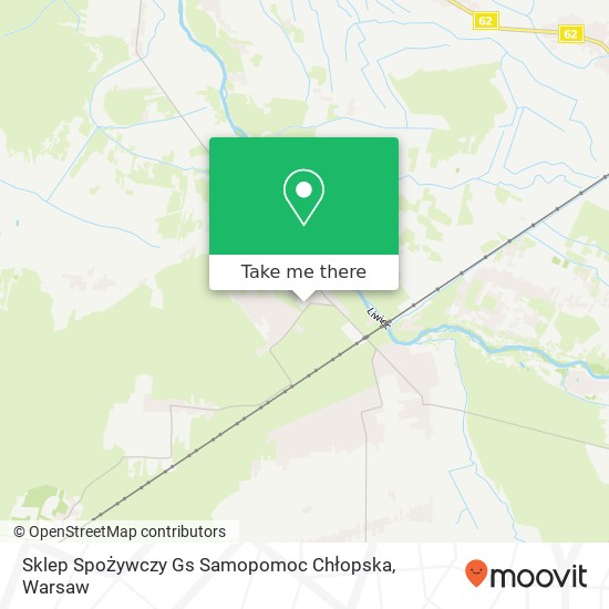 Sklep Spożywczy Gs Samopomoc Chłopska map