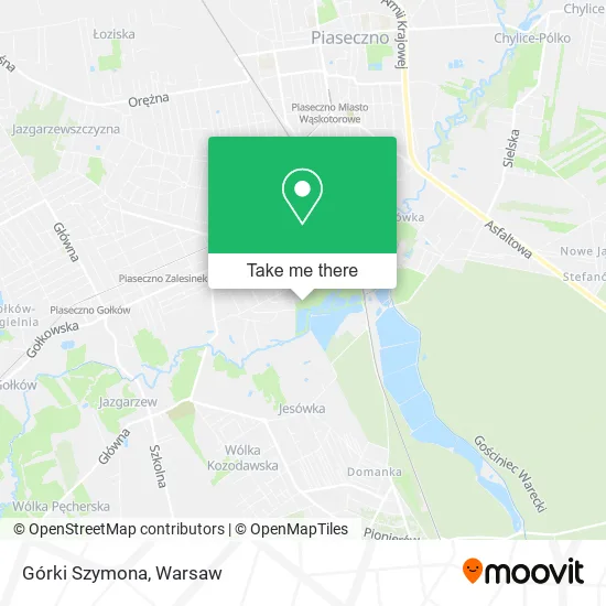 Górki Szymona map