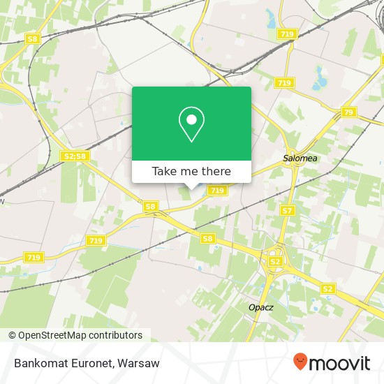 Bankomat Euronet map